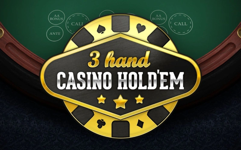 Outplay the dealer hand in 3 Hand Casino Hold'em table games on Mostbet.