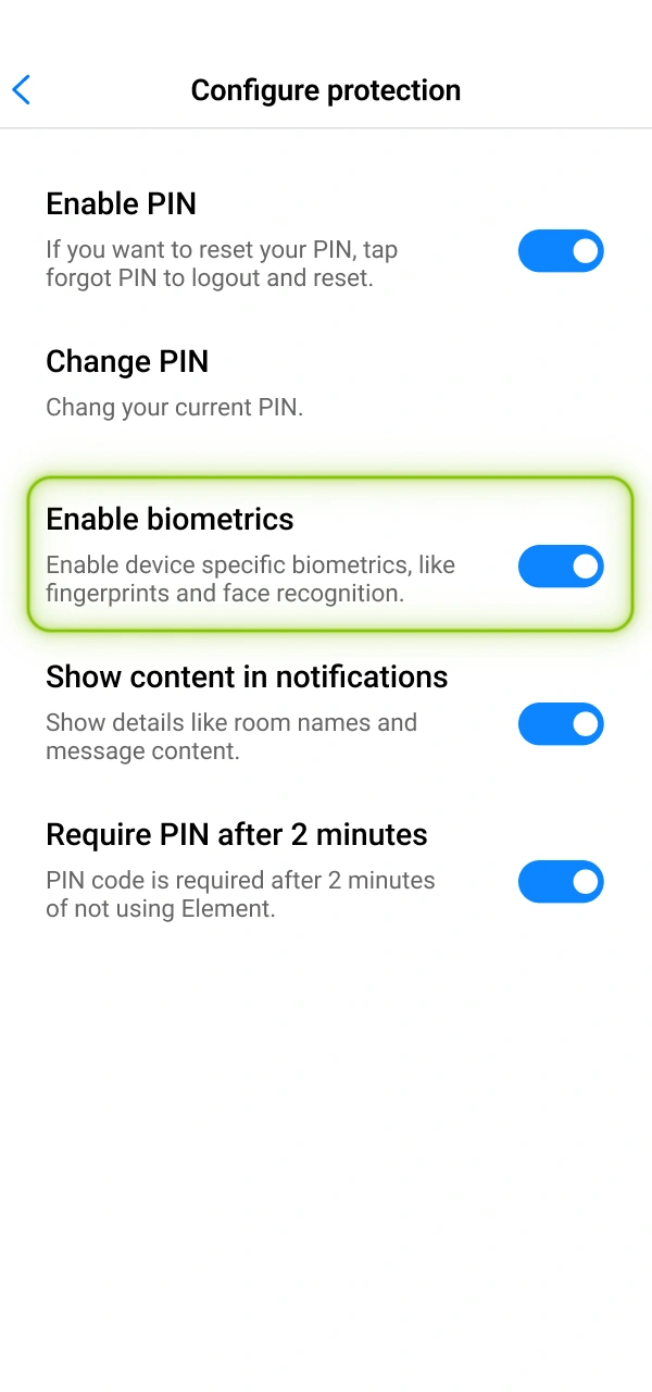 Turn on fingerprint authorization for your Android Mostbet App account.
