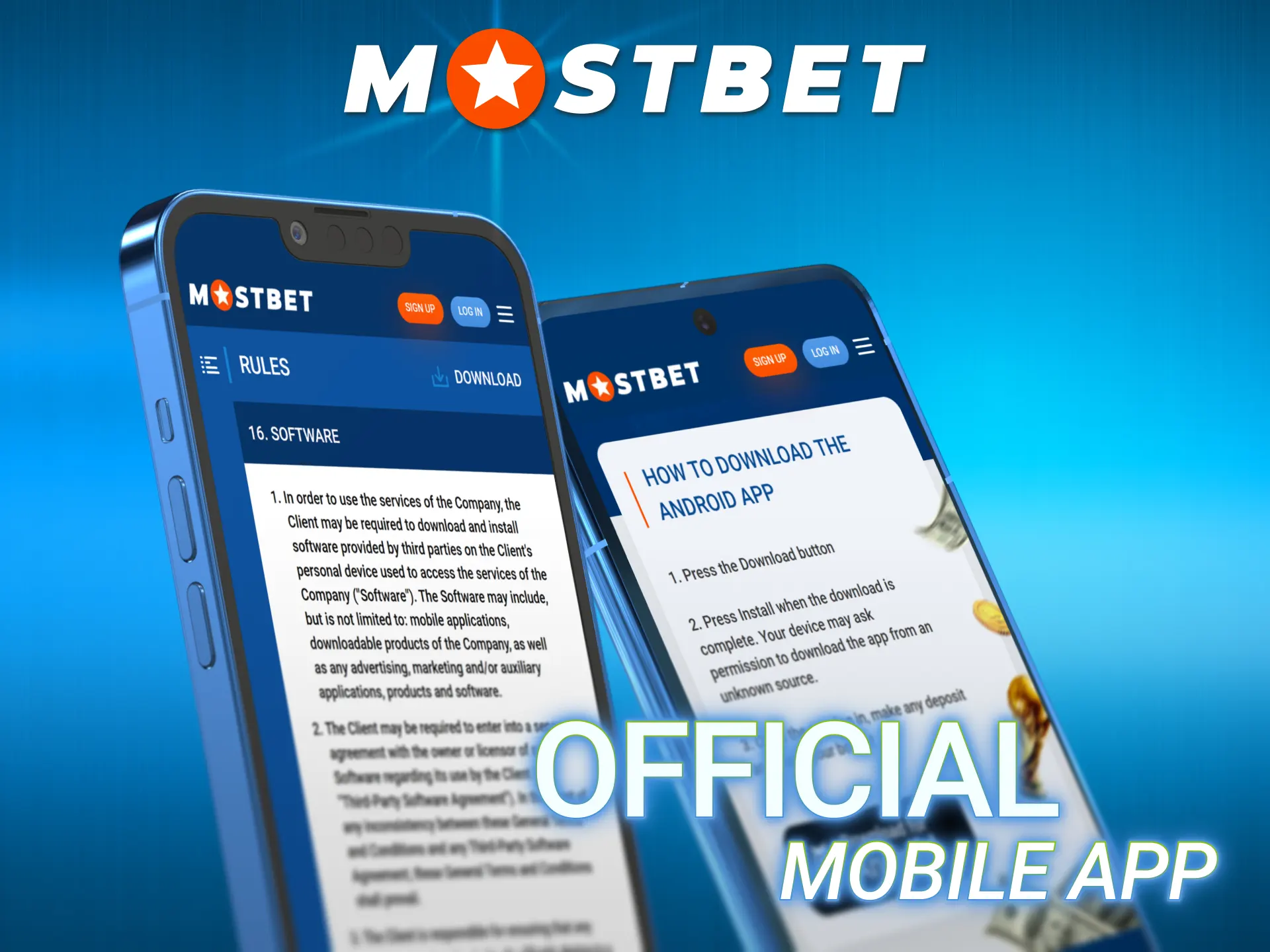 Verify the authenticity of your favorite betting software at Mostbet App.