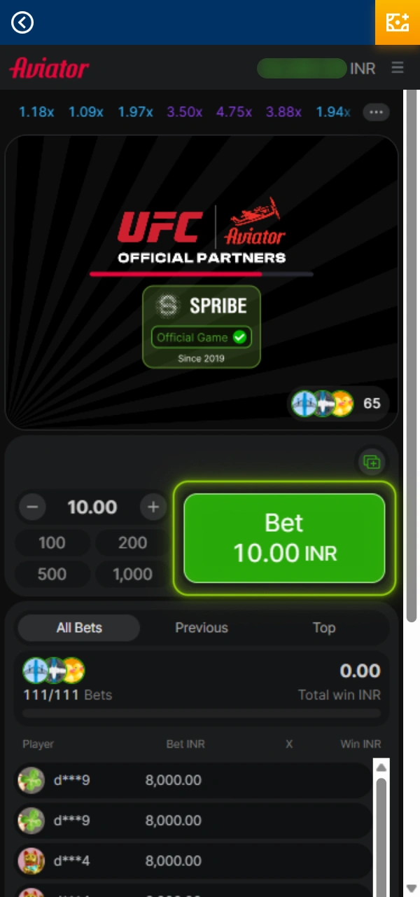Confirm your stake before plane takeoff in Mostbet Aviator gameplay.