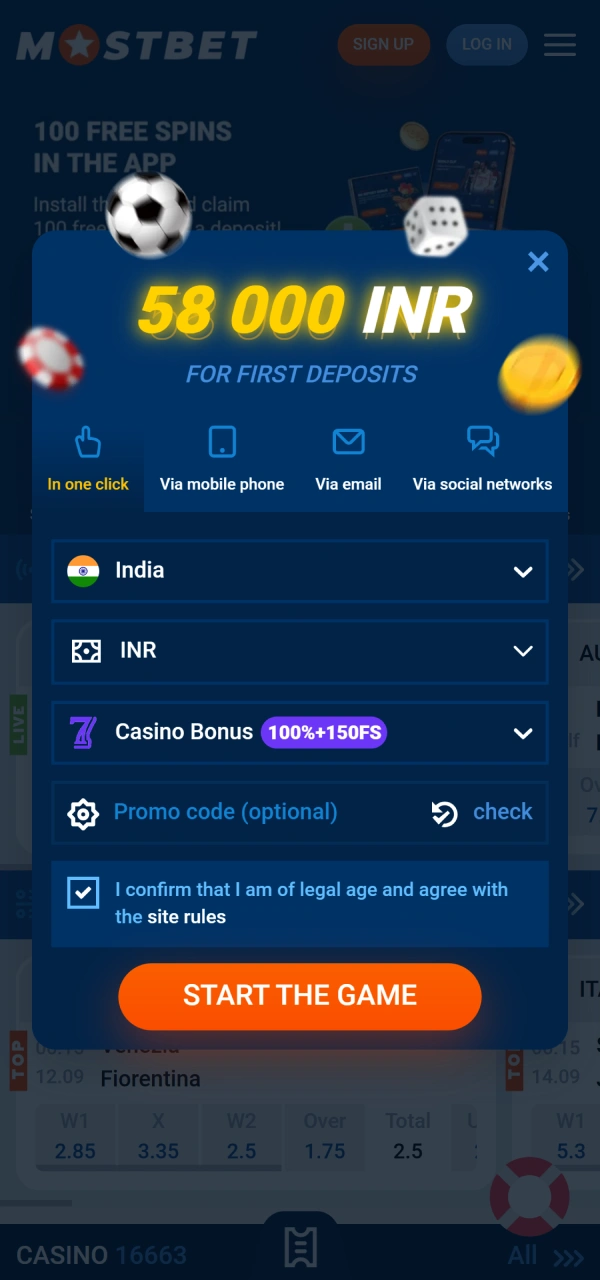 Access your active gaming balance to start Mostbet Aviator gameplay.