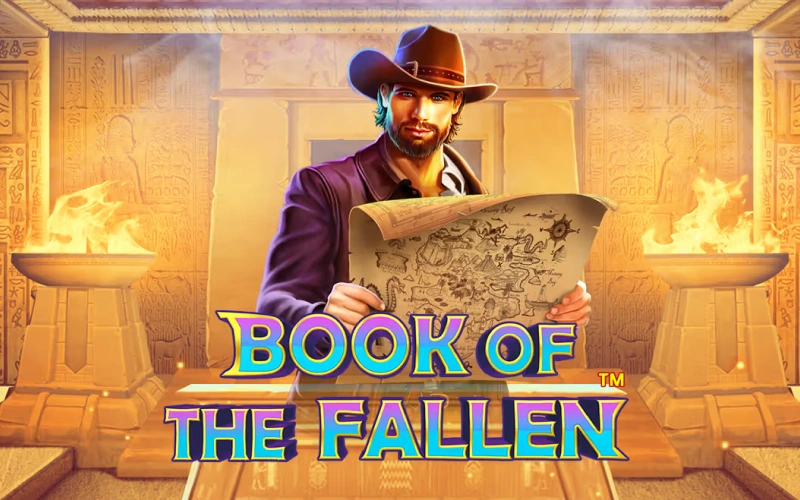 Uncover hidden Egyptian treasures in Book of Fallen game on Mostbet.
