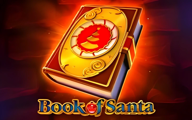 Celebrate festive holiday winnings playing Book of Santa game at Mostbet.
