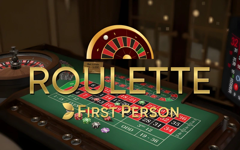 Experience realistic 3D visuals in First Person Roulette slot style games on Mostbet.