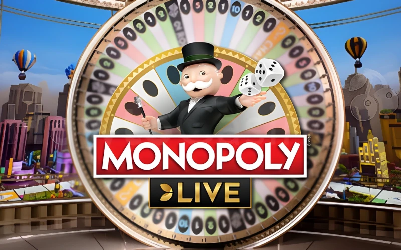 Spin the wheel to unlock property boards playing Monopoly Live, Mostbet.