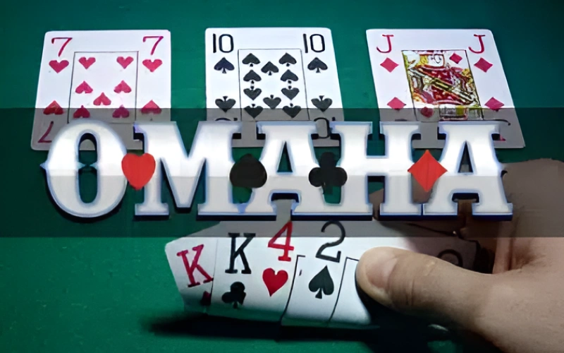 Form winning hands using four pocket cards playing Omaha on Mostbet.