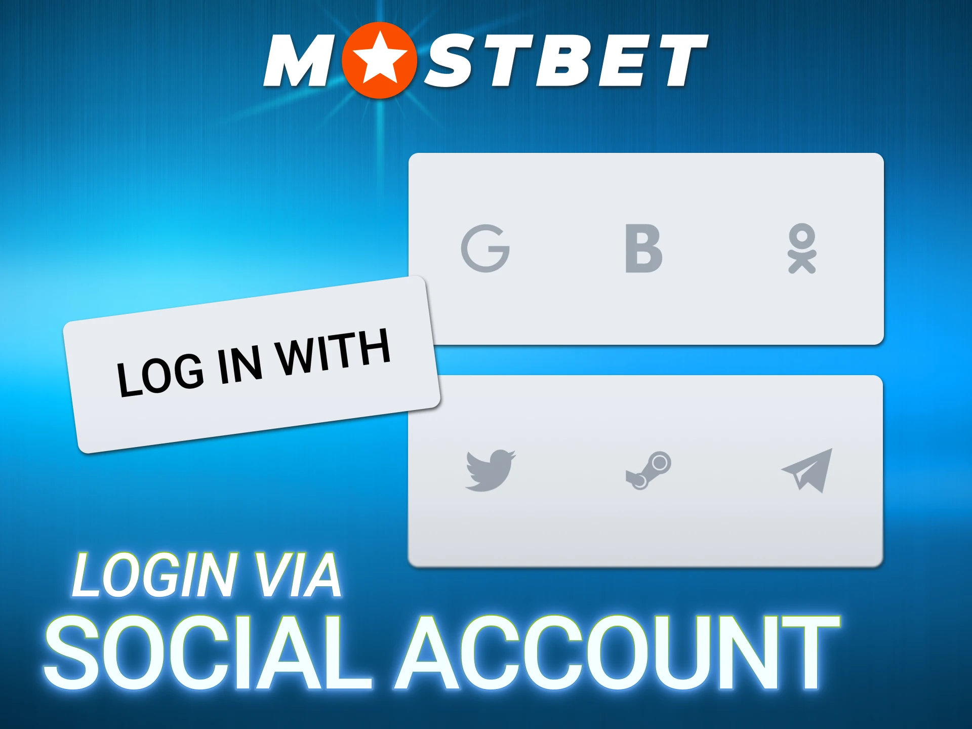Authorize through connected social networks post Mostbet Registration easily.