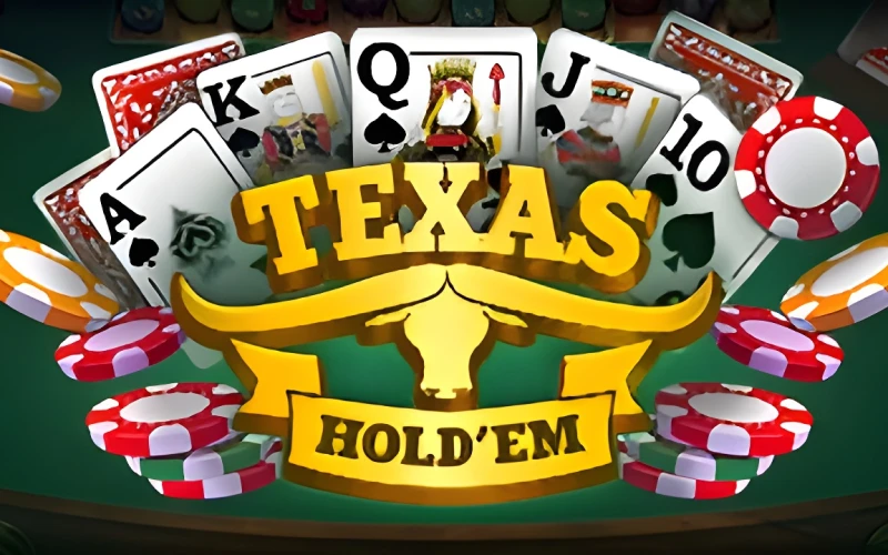 Bluff player opponents making best five-card hands playing Texas Hold'em, Mostbet.