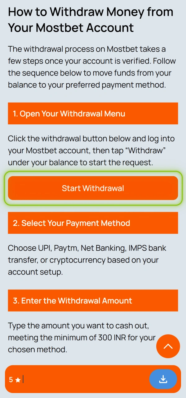 Launch the cashier section to initiate your Mostbet Withdrawal request today.